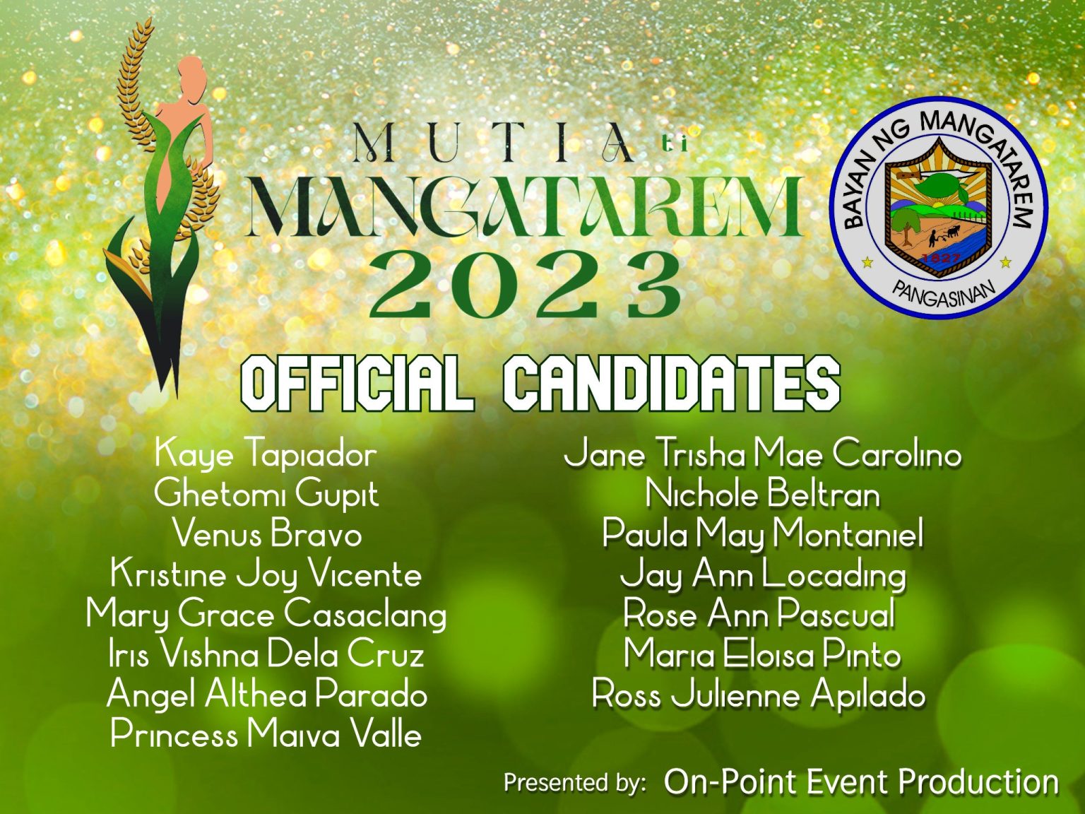 Mutya iti Mangatarem 2024 – Mangatarem Tourism Office